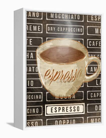 Espresso-OnRei-Framed Stretched Canvas