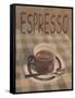 Espresso-Unknown Chiu-Framed Stretched Canvas