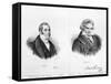 Esprit Auber and Ludwig Van Beethoven-Auguste Bry-Framed Stretched Canvas