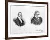 Esprit Auber and Ludwig Van Beethoven-Auguste Bry-Framed Giclee Print