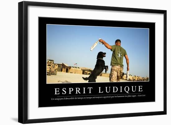 Esprit Ludique: Citation Et Affiche D'Inspiration Et Motivation-null-Framed Photographic Print