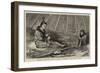 Esquimaux Woman and Child at Lievely (Or Godhavn) on the Island of Disco-Alfred Chantrey Corbould-Framed Giclee Print