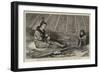 Esquimaux Woman and Child at Lievely (Or Godhavn) on the Island of Disco-Alfred Chantrey Corbould-Framed Giclee Print