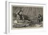 Esquimaux Woman and Child at Lievely (Or Godhavn) on the Island of Disco-Alfred Chantrey Corbould-Framed Giclee Print