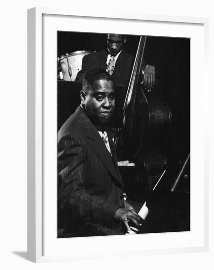 Esquire Jam Session: Art Tatum on Piano-Gjon Mili-Framed Premium Photographic Print