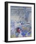 Esquisse pour " le Cirque" -sketch for " the circus" 1891-Georges Seurat-Framed Giclee Print