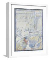 Esquisse pour "Le Cirque"-Georges Seurat-Framed Giclee Print