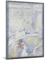 Esquisse pour "Le Cirque"-Georges Seurat-Mounted Giclee Print