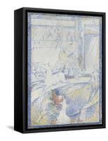 Esquisse pour "Le Cirque"-Georges Seurat-Framed Stretched Canvas