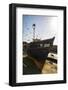 Essaouira, Morocco. Seagulls flying over a boat-Jolly Sienda-Framed Photographic Print