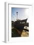 Essaouira, Morocco. Seagulls flying over a boat-Jolly Sienda-Framed Photographic Print