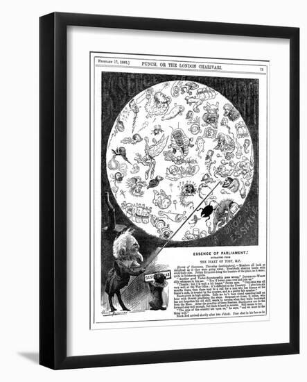 Essence of Parliament, 1883-Harry Furniss-Framed Giclee Print
