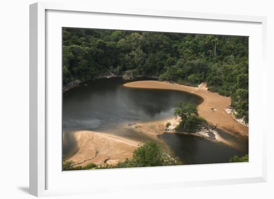 Essequibo River, Iwokrama, Rupununi, Guyana. Longest River in Guyana-Pete Oxford-Framed Photographic Print