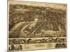 Essex, Connecticut - Panoramic Map-Lantern Press-Mounted Art Print