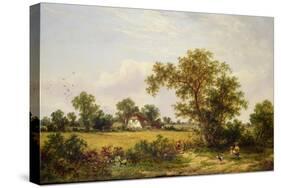 Essex Landscape-James Edwin Meadows-Stretched Canvas