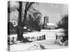 Essex Snow Scene-null-Stretched Canvas
