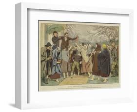 Essie Deegan's Christmas Eve-Charles Green-Framed Giclee Print