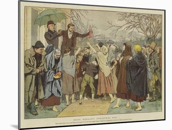 Essie Deegan's Christmas Eve-Charles Green-Mounted Giclee Print