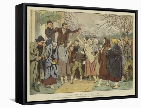 Essie Deegan's Christmas Eve-Charles Green-Framed Stretched Canvas