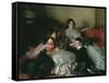 Essie, Ruby and Ferdinand, Children of Asher Wertheimer-John Singer Sargent-Framed Stretched Canvas