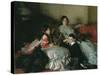 Essie, Ruby and Ferdinand, Children of Asher Wertheimer-John Singer Sargent-Stretched Canvas