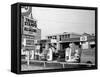 Esso Petrol Station-null-Framed Stretched Canvas