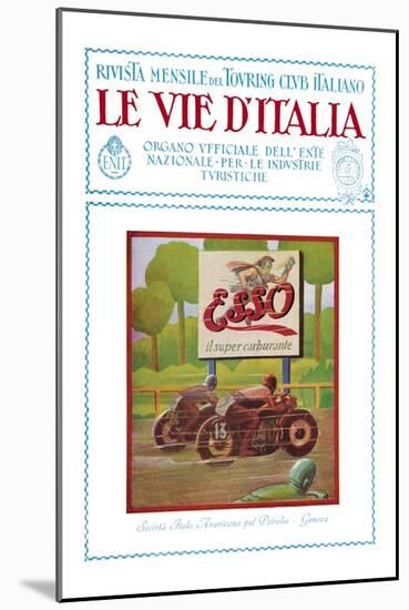 ESSO, The Road of Italy-null-Mounted Art Print