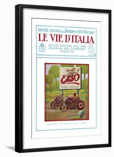 ESSO, The Road of Italy-null-Framed Art Print