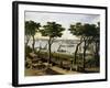 Establishing an Argentine Military Camp Along River Parana, Detail-Candido Lopez-Framed Giclee Print