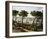 Establishing an Argentine Military Camp Along River Parana, Detail-Candido Lopez-Framed Giclee Print