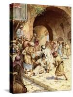 Establishment of the biblical City of Refuge - Bible-William Brassey Hole-Stretched Canvas