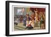 Establishment of the Normans: Baptism of Rollo at Rouen-null-Framed Giclee Print