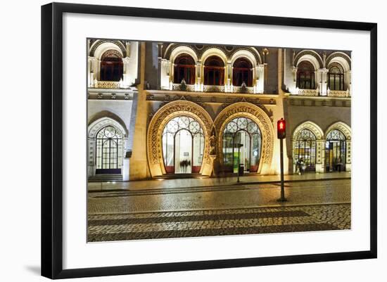 Estacao Rossio, Rossio Railway Station, Praca De Dom Pedro Iv-Axel Schmies-Framed Photographic Print