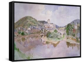 Estaing, France, 1987-John Stanton Ward-Framed Stretched Canvas