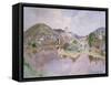 Estaing, France, 1987-John Stanton Ward-Framed Stretched Canvas