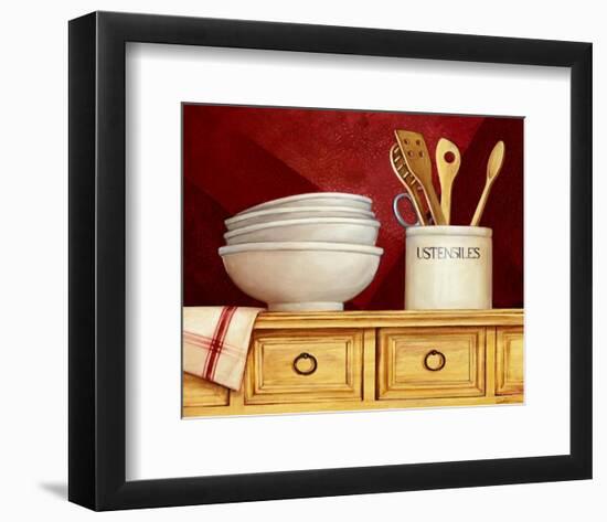 Estante de la Cocina II-Clunia-Framed Art Print