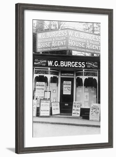 Estate Agent, Sidcup, Kent-null-Framed Photographic Print