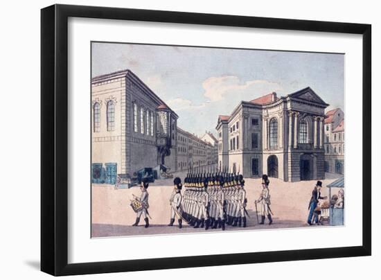 Estates Theatre, Prague, C.1810-null-Framed Giclee Print