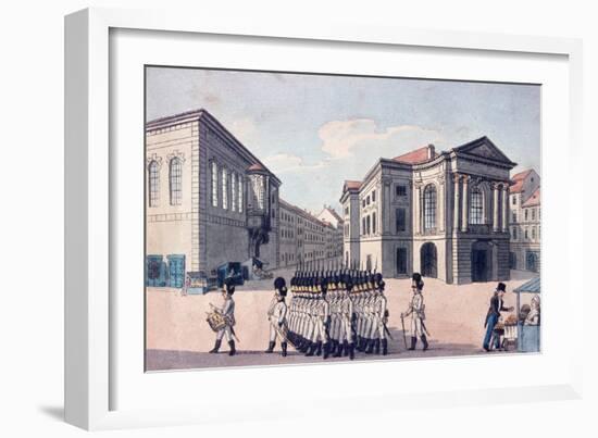 Estates Theatre, Prague, C.1810-null-Framed Giclee Print