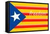 Estelada; Catalan Independence Flag-Juan Carlos B.-Framed Stretched Canvas