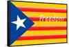 Estelada; Catalan Independence Flag-Juan Carlos B.-Framed Stretched Canvas