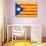 Estelada; Catalan Independence Flag-Juan Carlos B.-Art Print displayed on a wall