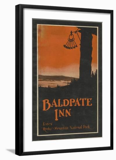 Estes Park, Colorado - Baldpate Inn Promotional Poster No. 2-Lantern Press-Framed Art Print