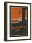 Estes Park, Colorado - Baldpate Inn Promotional Poster No. 2-Lantern Press-Framed Art Print