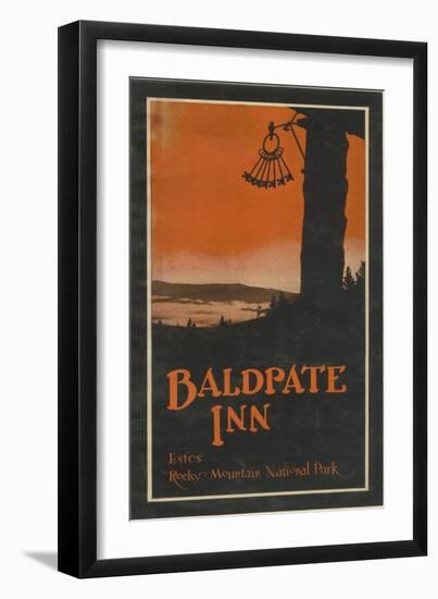 Estes Park, Colorado - Baldpate Inn Promotional Poster No. 2-Lantern Press-Framed Art Print