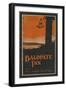 Estes Park, Colorado - Baldpate Inn Promotional Poster No. 2-Lantern Press-Framed Art Print