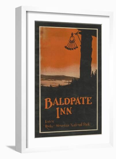 Estes Park, Colorado - Baldpate Inn Promotional Poster No. 2-Lantern Press-Framed Art Print