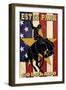 Estes Park, Colorado - Bucking Horse-Lantern Press-Framed Art Print