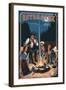 Estes Park, Colorado - Cowboy Campfire Story Telling-Lantern Press-Framed Art Print