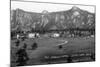 Estes Park, Colorado, Exterior View of the Stanley Hotel-Lantern Press-Mounted Art Print